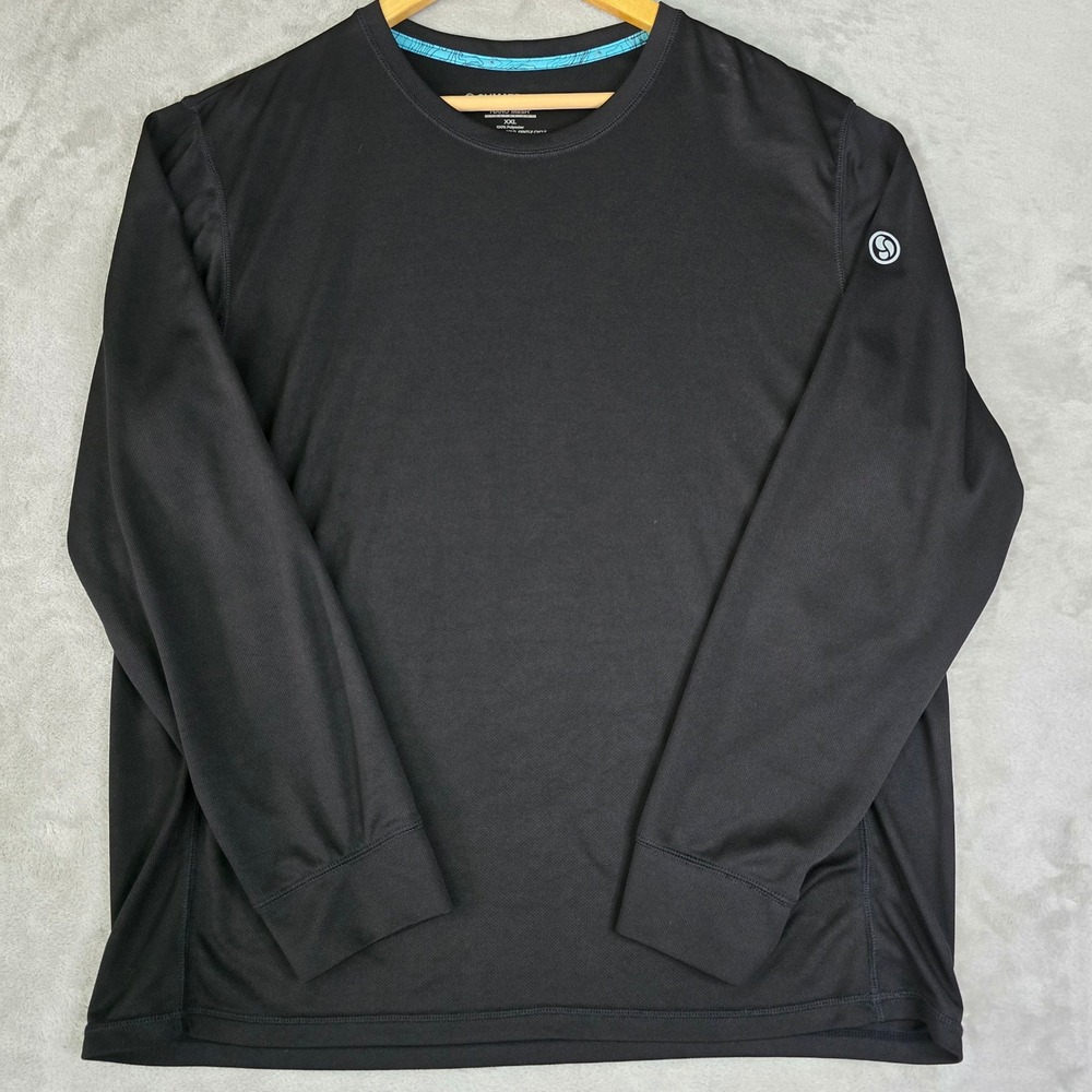 Activewear Climatesmart‎ Mens Black XXL Nano Mesh Lightweight Base Layer Shirt